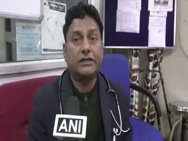 Civil Surgeon In-Charge in District hospital Shahdol, Mukund Chaturvedi speaking to ANI on Tuesday. 