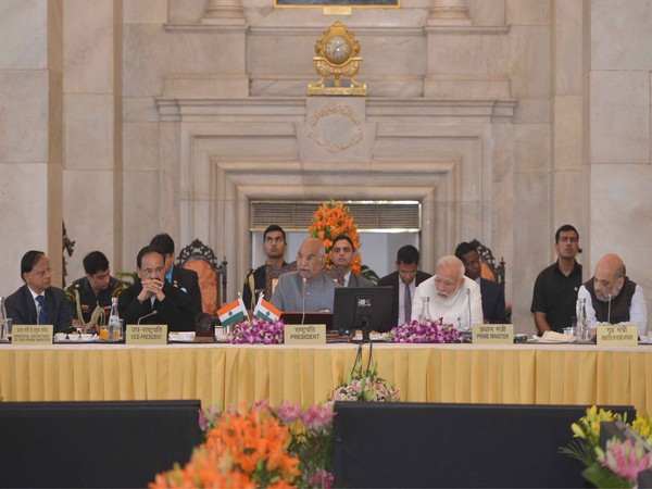 Visual from the conference in New Delhi.