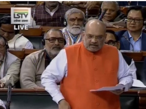 Home Minister Amit Shah speaking on the Citizenship (Amendment) Bill in the Lok Sabha on Monday.