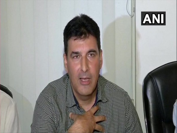 Shahid Khan, Jammu and Kashmir Political Movement (I), in a press conference in Srinagar on Monday