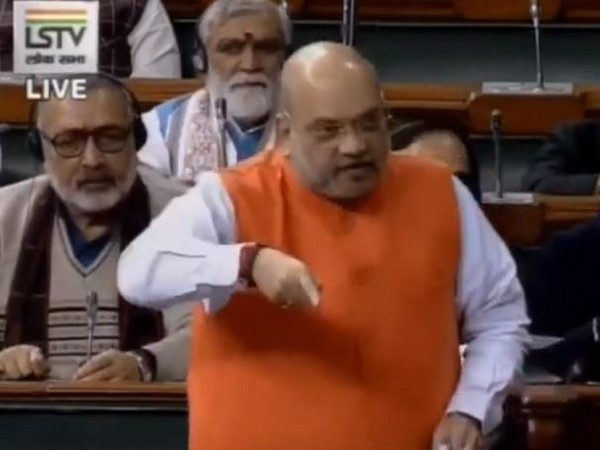 Amit Shah in Lok Sabha