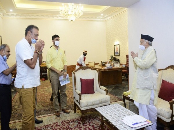 Ravi Shastri and Bhagat Singh Koshyari