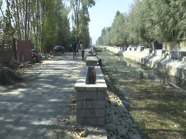 The Shalimar Channel is one of the oldest water channels which connects the Shalimar garden to the Dal Lake in Srinagar. (Photo/ANI)
