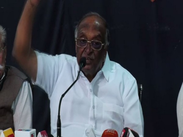 Senior BJP leader D H Shankaramurthy speaking to reporters on Wednesday. Photo/ANI