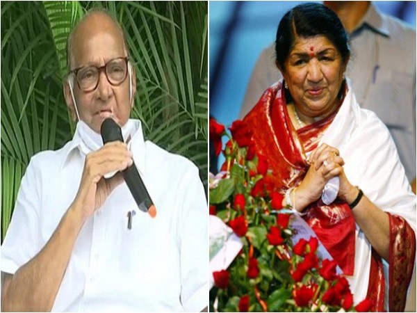 Sharad Pawar and Lata Mangeshkar