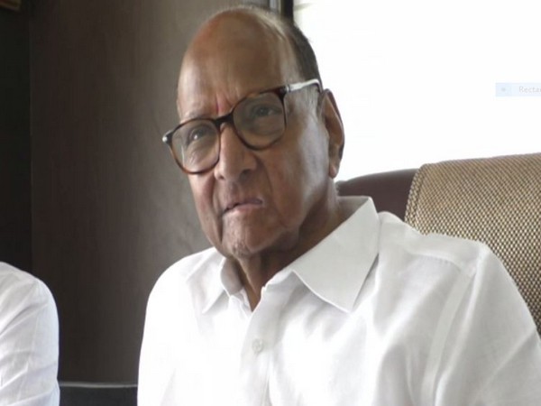 NCP chief Sharad Pawar addressing press conference in Yavatmal on Thursday 