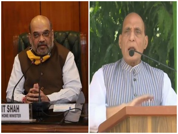 Union Home Minister Amit Shah and Defence Minister Rajnath Singh (File photo)