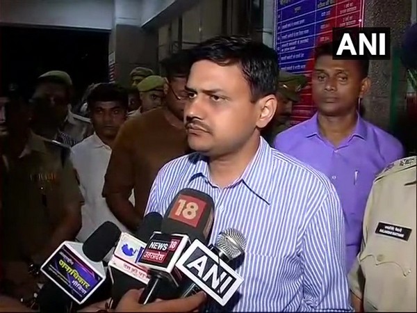 Lucknow District Magistrate Kaushal Raj Sharma speaking to reporters in Lucknow on Thursday. Photo/ANI