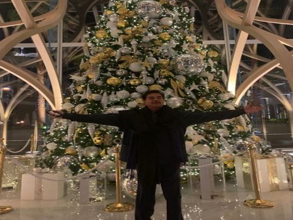 Shatrughan Sinha in Dubai during Christmas celebration in Dubai.