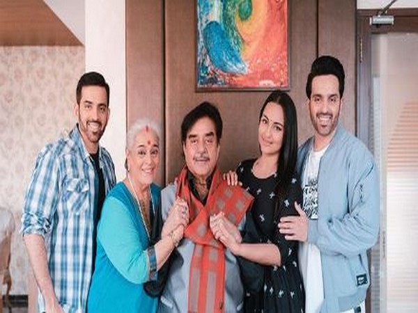 Shatrughan Sinha with family