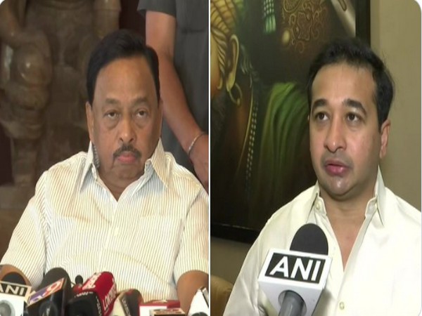 Union Minister Narayan Rane and his MLA son Nitesh Rane (File photo)