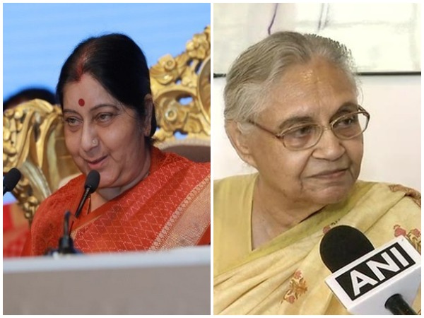 Sushma Swaraj and Sheila Dikshit (File photo)