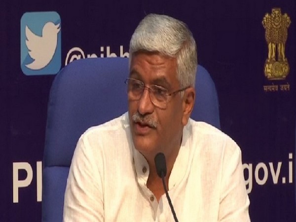 Union Minister of Jal Shakti, Gajendra Singh Shekhawat speaking to media in New Delhi on July 1. Photo/ANI.