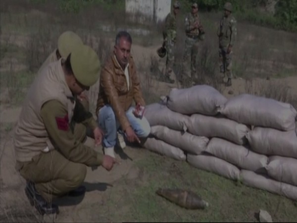 A live mortar shell was found near a village in Nowshera sector. Photo/ANI