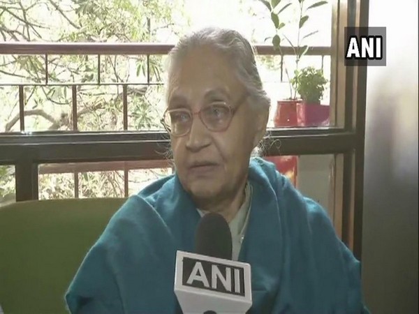Delhi Congress Chief Sheila Dikshit speaking to ANI on Tuesday.