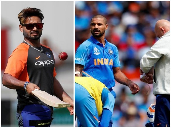 Rishabh Pant (L), Shikhar Dhawan (R)