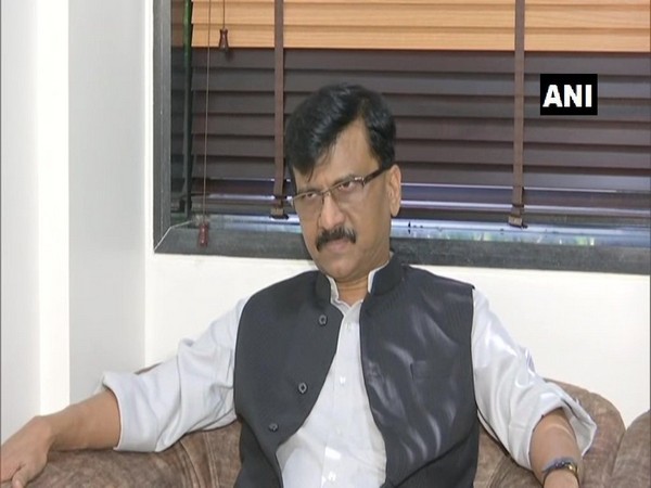 Shiv Sena leader Sanjay Raut speaks to media in Mumbai on Sunday [Photo/ANI]