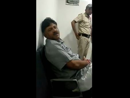 Congress leader DK Shivakumar posted a seven second video on Twitter on Wednesday. Photo/Twitter@DKShivakumar
