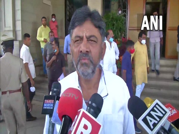 Karnataka Congress chief DK Shivakumar. (ANI/photo)