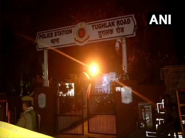Visual of Tughlak Road police station in New Delhi.