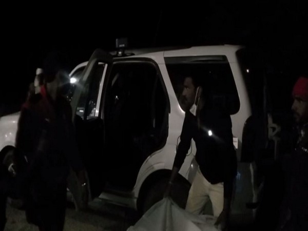 Visual from the accident site. 