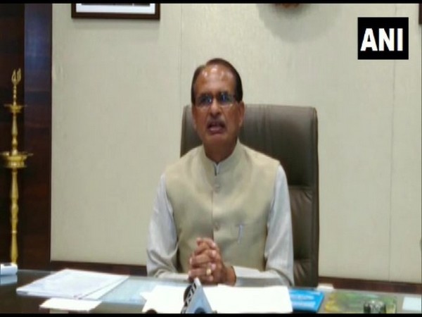Madhya Pradesh Chief Minister Shivraj Singh Chouhan speaking to media on Monday.
