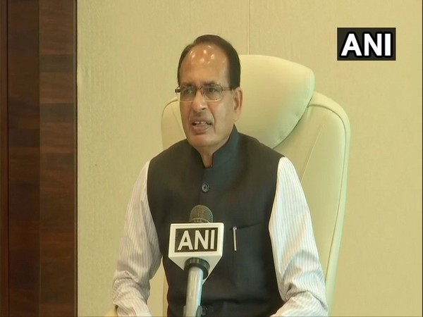 Madhya Pradesh Chief Minister Shivraj Singh Chouhan speaking to ANI in Bhopal on Monday. Photo/ANI