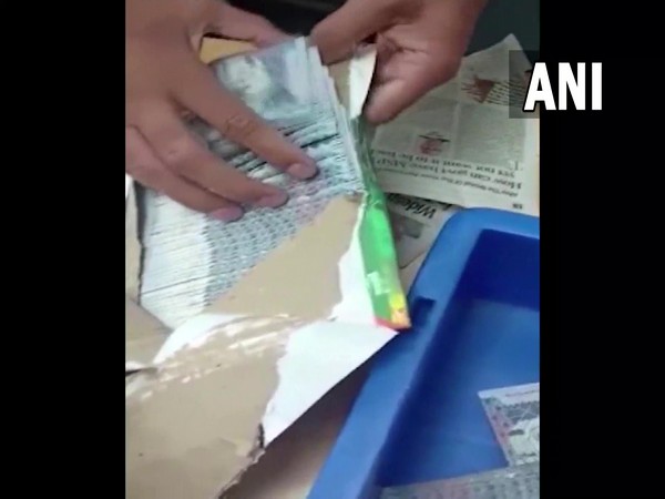 Seized foreign currency with CISF at IGI airport. 