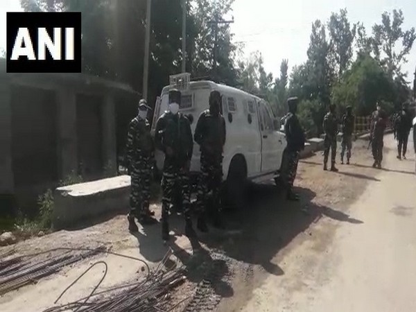 Visual from the encounter site in Shopian. [Photo/ANI]