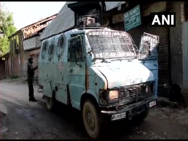 Visual from the encounter site in Shopian. [Photo/ANI]