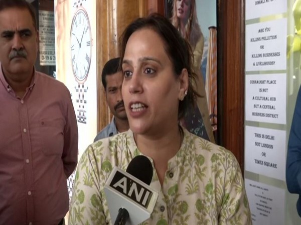 A shop owner in Delhi's Connaught Place spoke to ANI on Wednesday. Photo/ANI