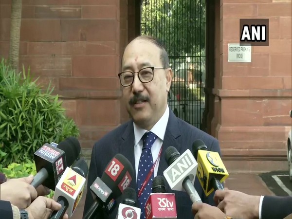 Foreign Secretary Harsh Vardhan Shringla talking to media persons in New Delhi on Wednesday (photo/ANI)
