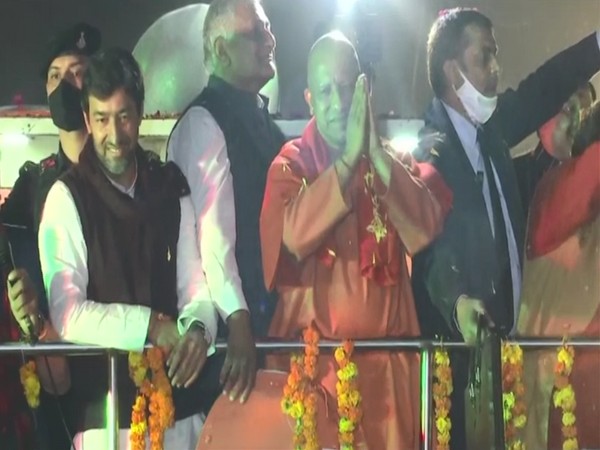 BJP's 'Jan Vishwas Yatra' reaches Ghaziabad (Photo:ANI)