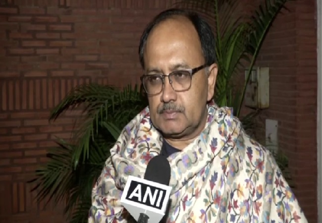 UP Minister Sidharth Nath Singh speaking to ANI in Noida on Saturday. Photo/ANI