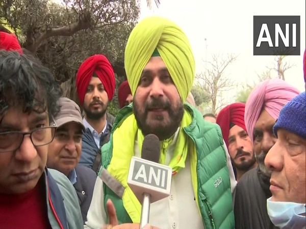 Punjab Congress Chief Navjot Singh Sidhu speaking to ANI (Photo/ANI)