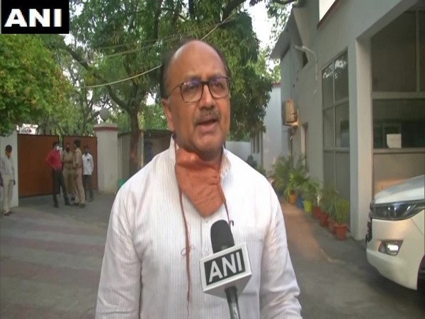 Uttar Pradesh Cabinet Minister Siddharth Nath Singh speaking to ANI in Lucknow on Wednesday (Photo/ANI)