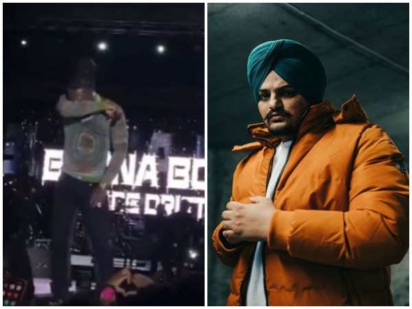 Nigerian Rapper viral video (Image source: Twitter) and Sidhu Moose Wala