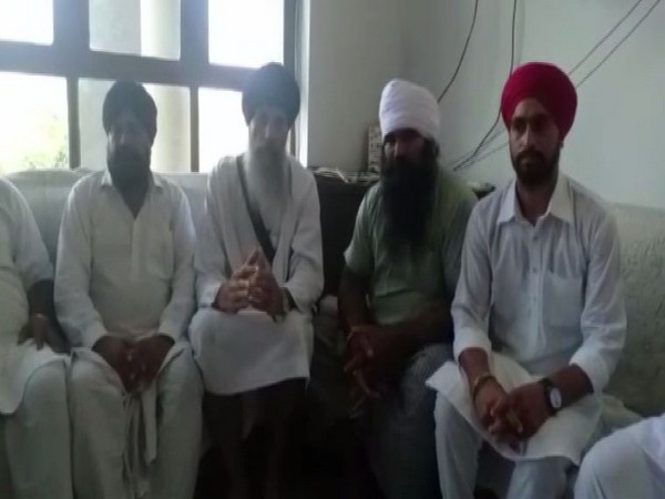 United Akali Dal general secretary Bhai Satnam Singh Manaw (third from right) hailed the government's decision in a video.