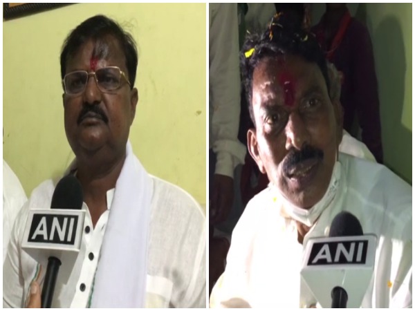 Congress leader Premchand Guddu and BJP leader Tulsi Silawat (File photo)