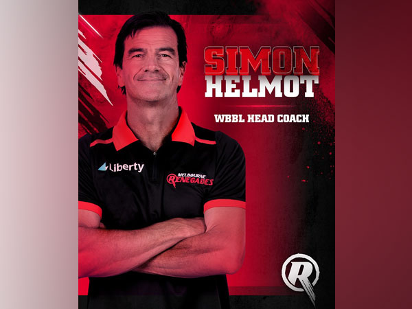 Melbourne Renegades coach Simon Helmot (Image: Melbourne Renegades' Twitter)