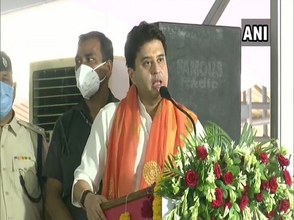 BJP Rajya Sabha MP Jyotiraditya Scindia (File photo)