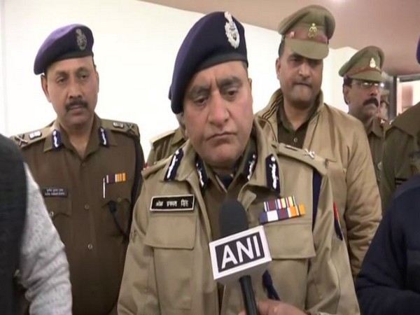 Uttar Pradesh DGP OP Singh speaks to ANI in Lucknow on Tuesday [Photo/ANI]