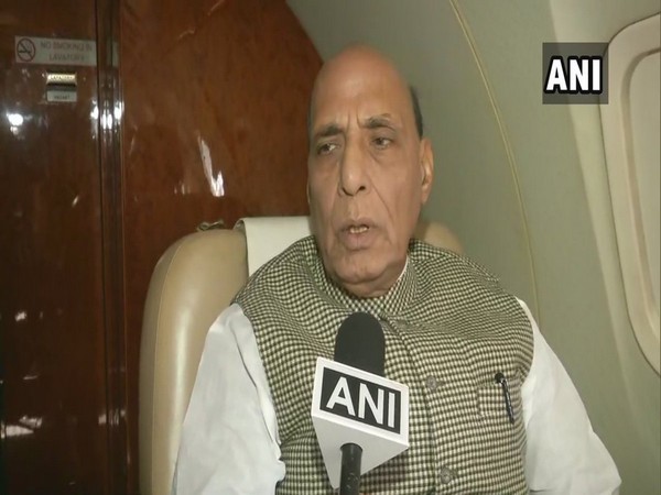 Union Defence Minister Rajnath Singh speaks to ANI in Uttarakhand on Saturday [Photo/ANI]
