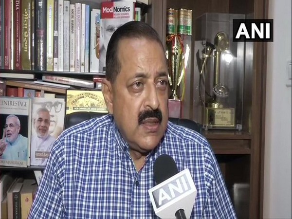 Union Minister Jitendra Singh speaking to ANI in New Delhi on Sunday. Photo/ANI