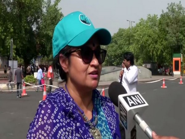 Rashmi Singh, Secretary, NDMC, talking to ANI on Sunday in New Delhi. Photo/ANI