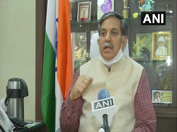 UGC Chairman Prof DP Singh speaking to ANI on Thursday in New Delhi.