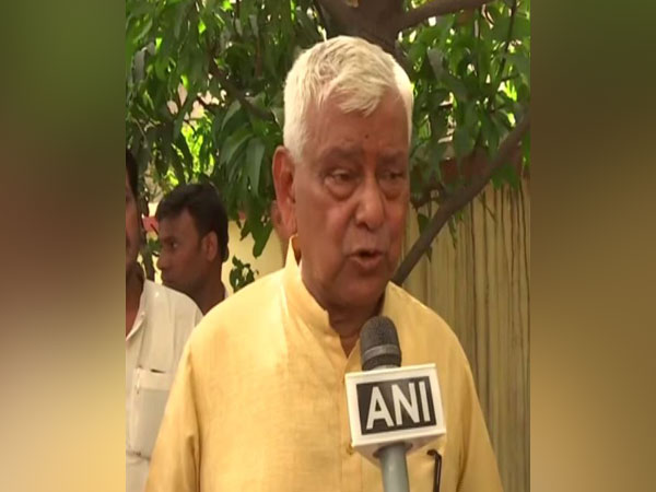 Pashupati Nath Singh talking to ANI on Friday at Dhanbad