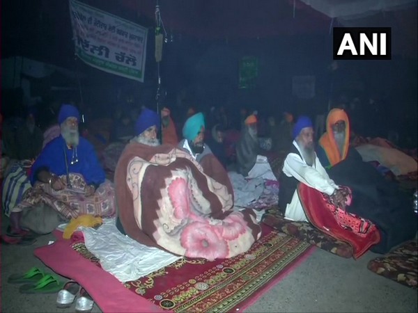 Visual from Singhu border [Photo/ANI]