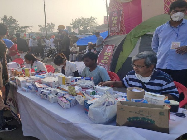 A visual from the Singhu border. (File Photo)