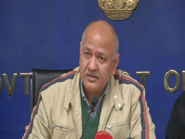Delhi Deputy Chief Minister Manish Sisodia addressing a press conference on Tuesday in New Delhi. Photo/ANI